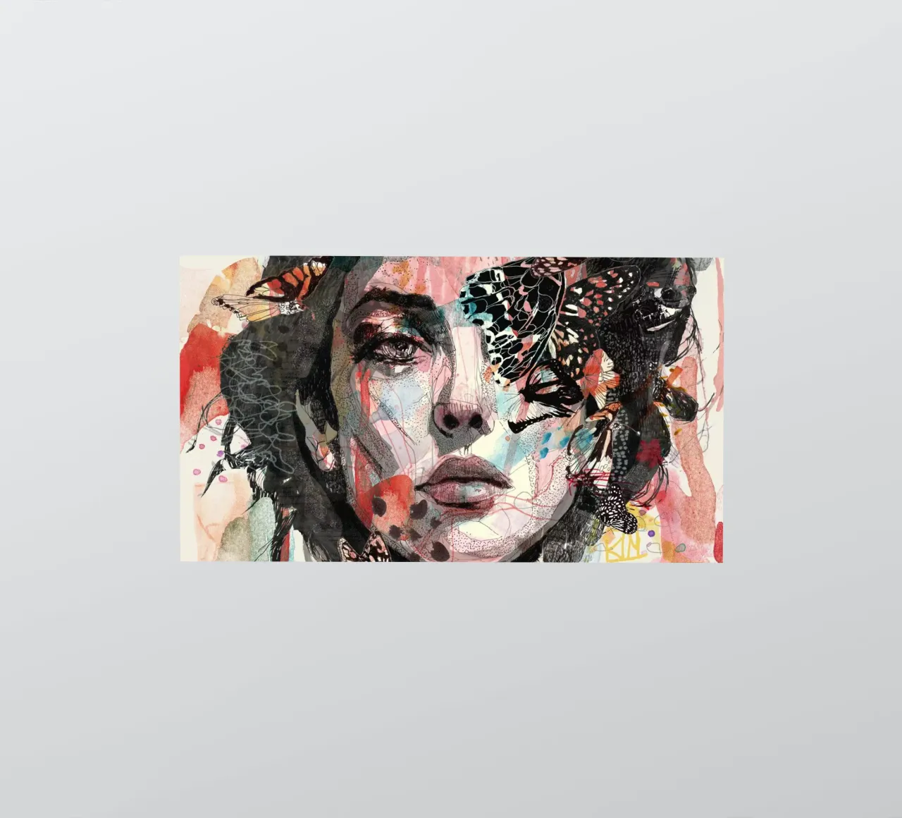 butterfly adesivo da Giulio Iurissevich