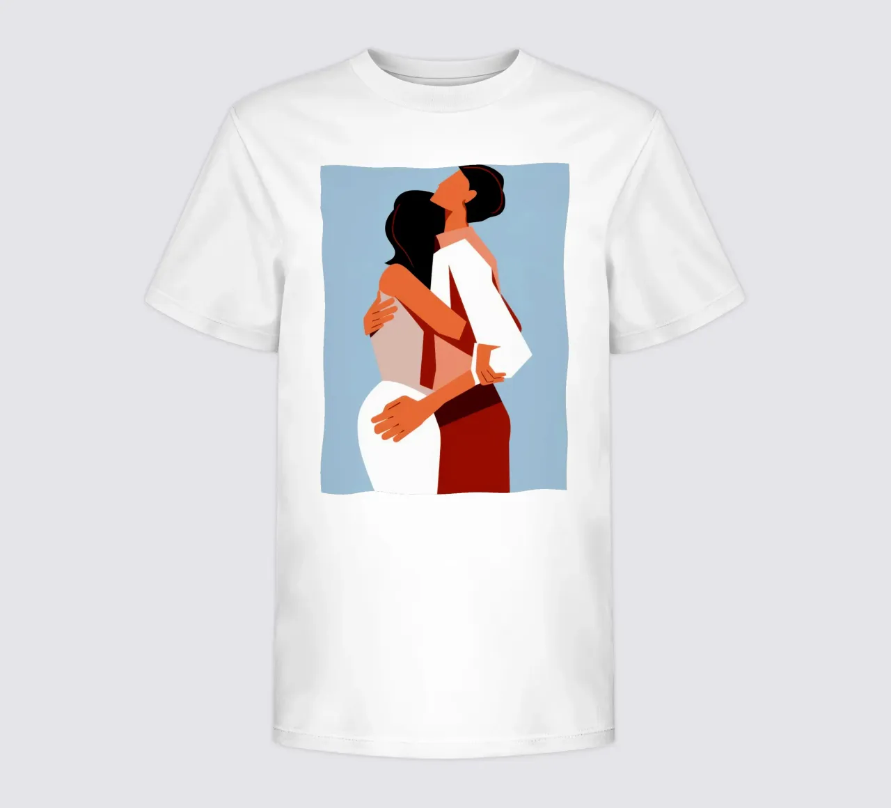 Tenero abbraccio d'amore t-shirt bambini da Mark Solaria