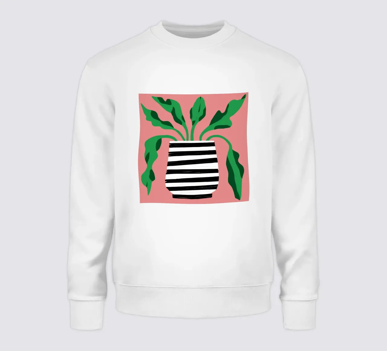Potted Plant Simplicity sweatshirt by Gaia Viesta