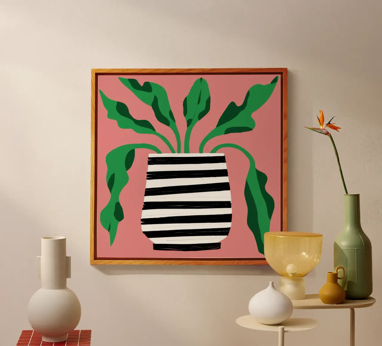 Semplicità delle piante in vaso plexiglass da Gaia Viesta