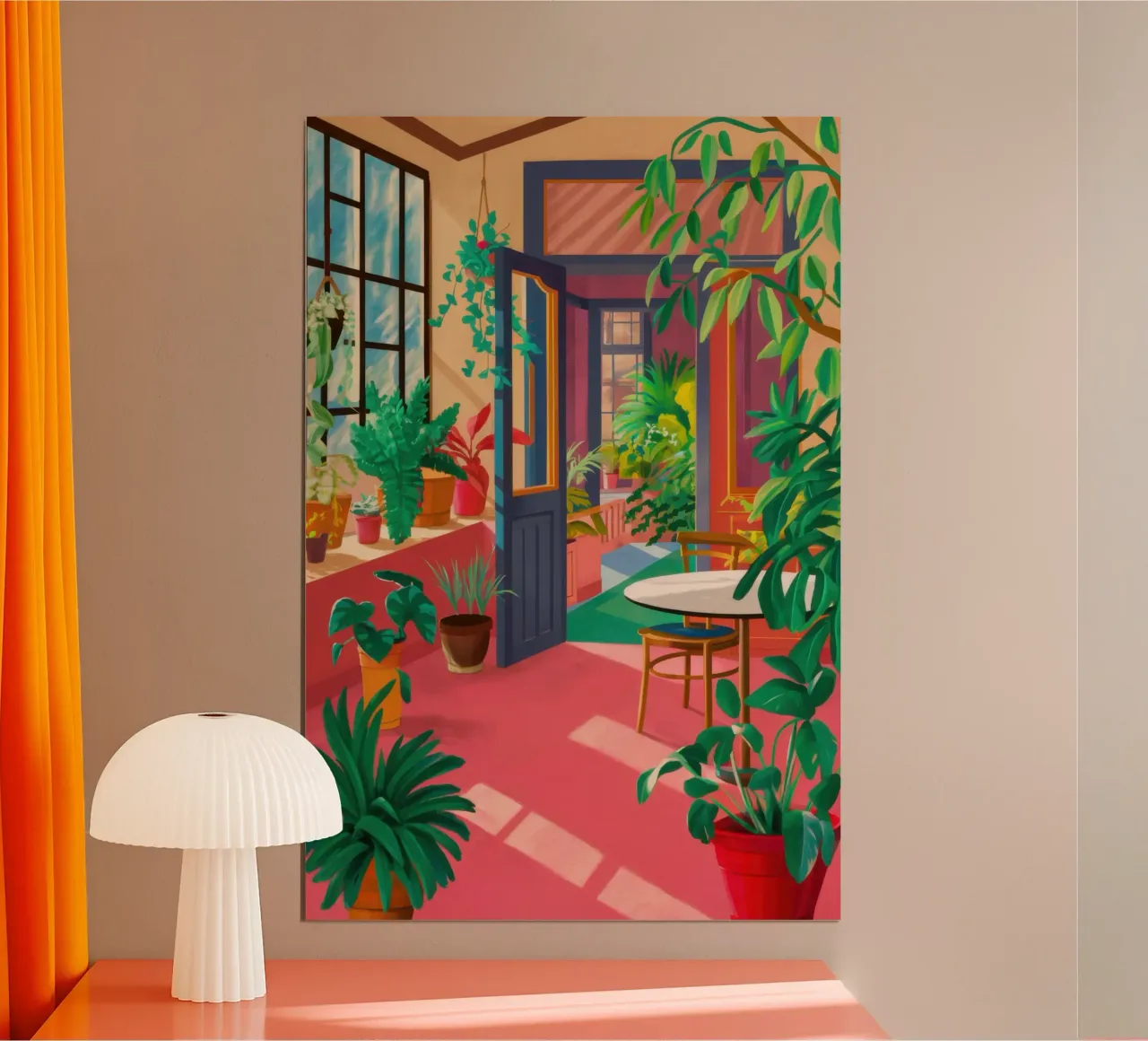 Sala da sole Porta delle piante poster con telaio in plastica da Selene Shade