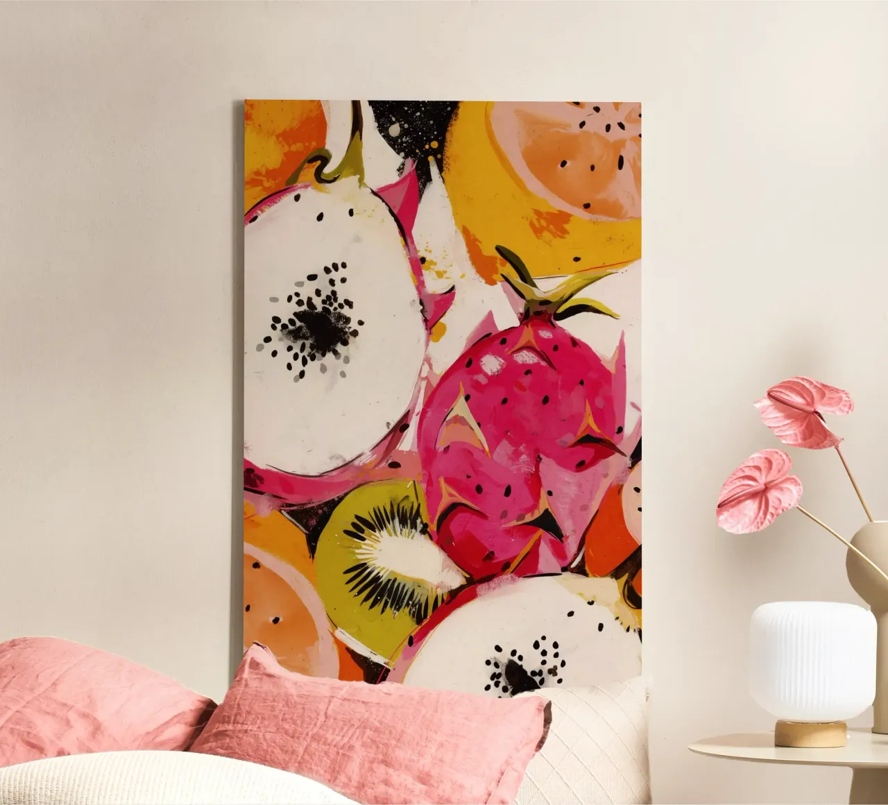 Fresh Fruits No 1 canvas by treechild