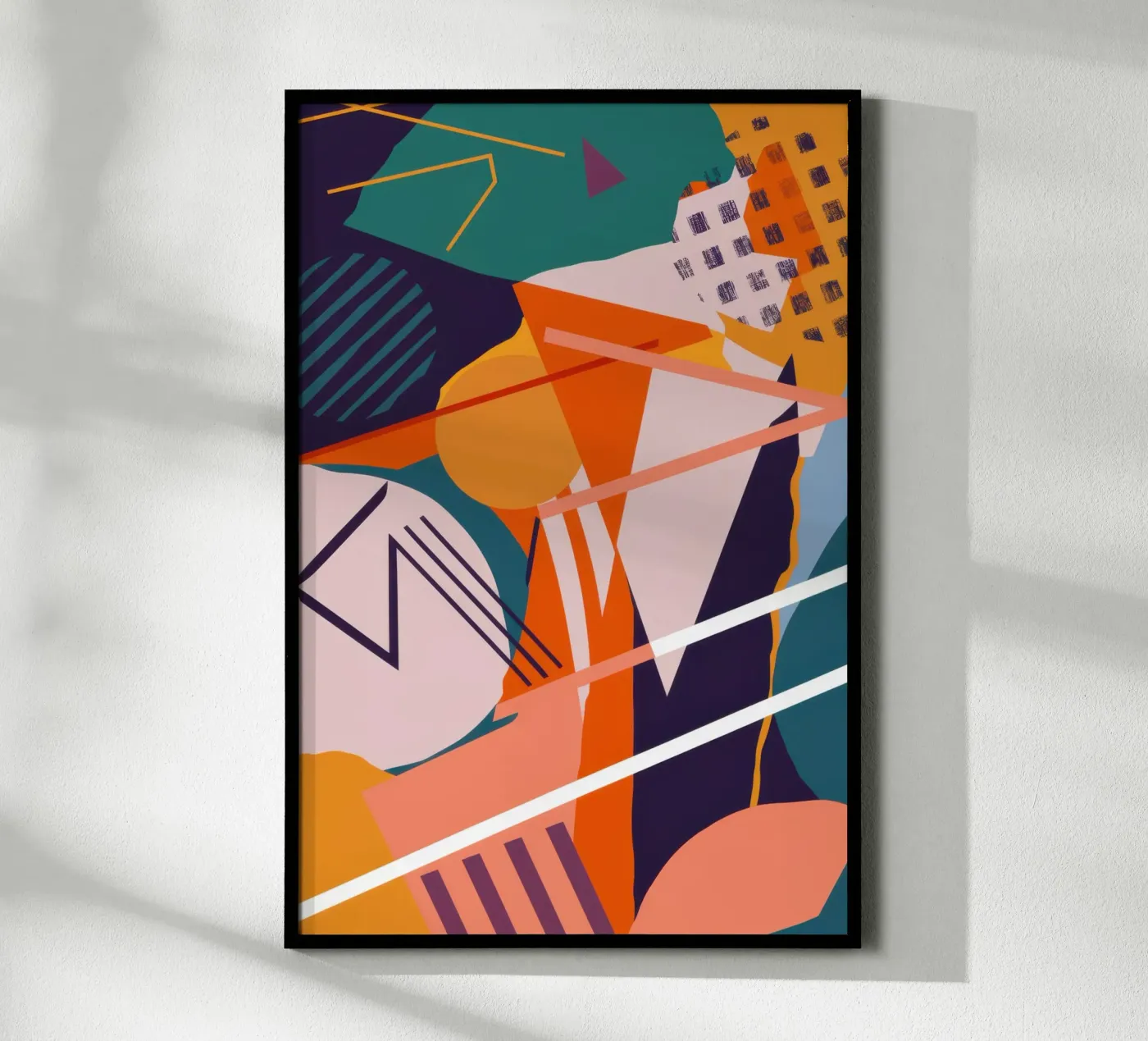 Dynamic Shard Collision poster by Trace Brush