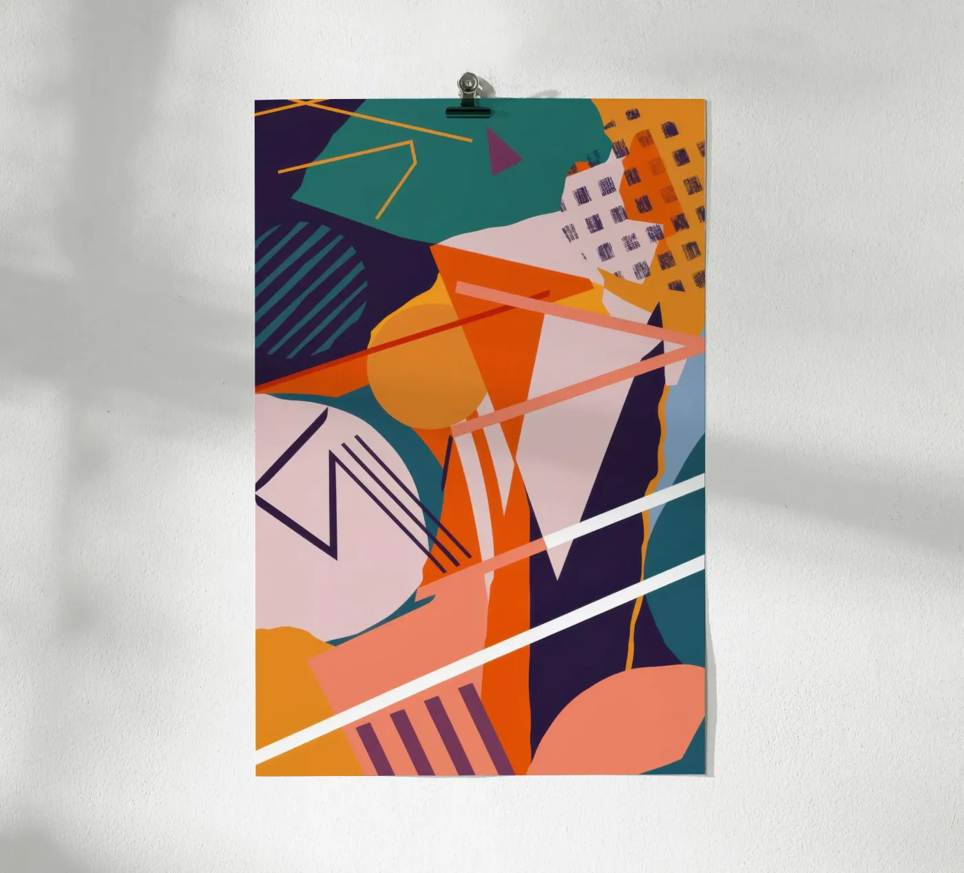 Dynamic Shard Collision poster by Trace Brush