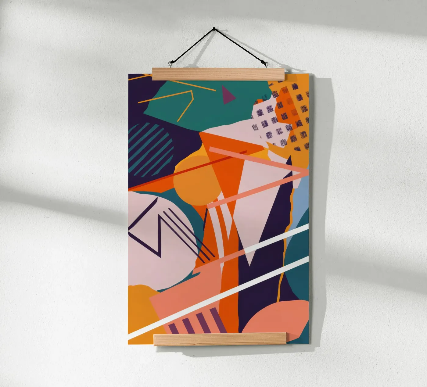Dynamic Shard Collision poster by Trace Brush