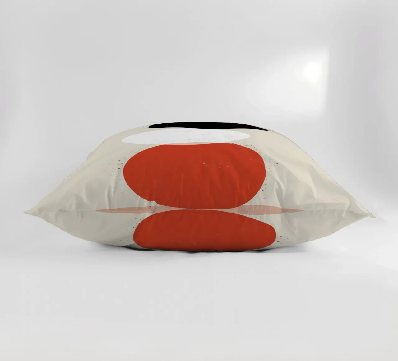 Balanced Abstract Totem decorative cushion by Irish Strokes