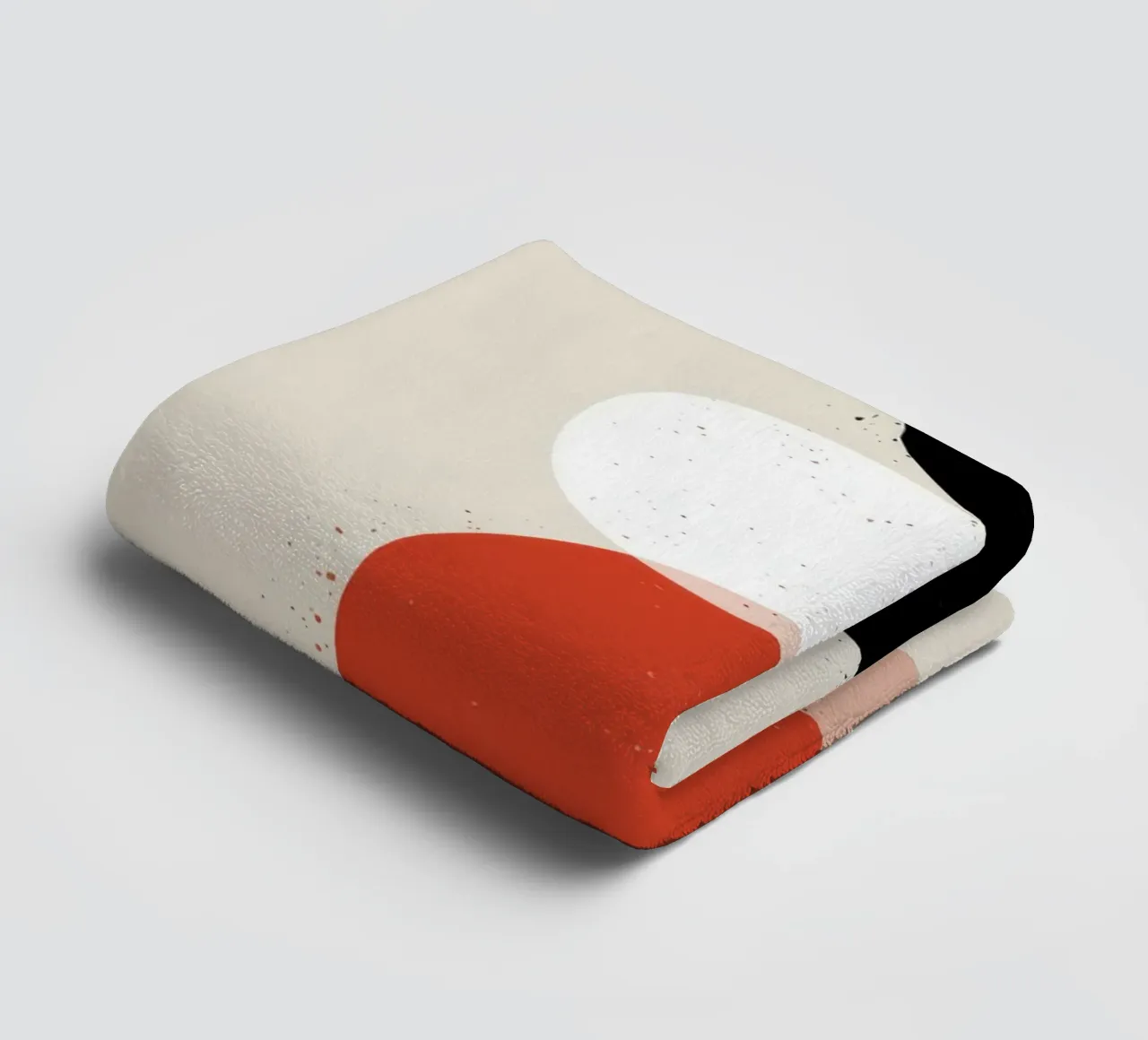 Balanced Abstract Totem towel by Irish Strokes