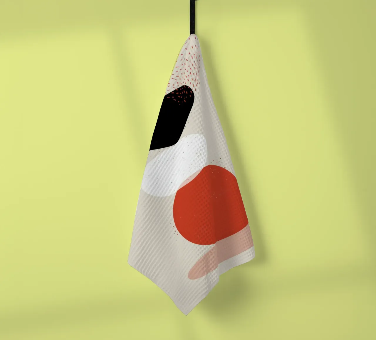 Totem astratto equilibrato canovaccio da cucina da Irish Strokes