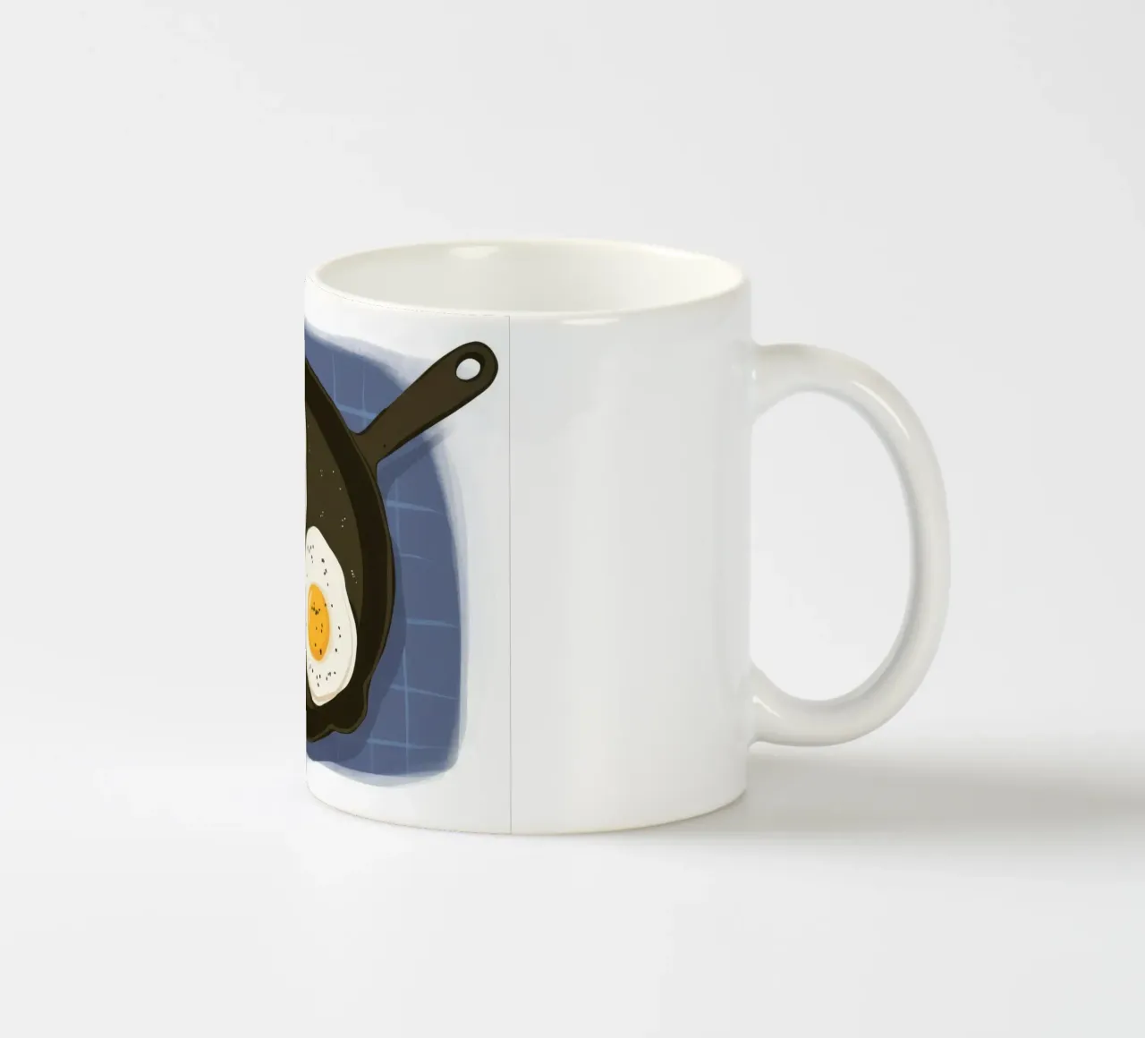 Uova alla piastra del mattino tazza in ceramica da Gaia Viesta