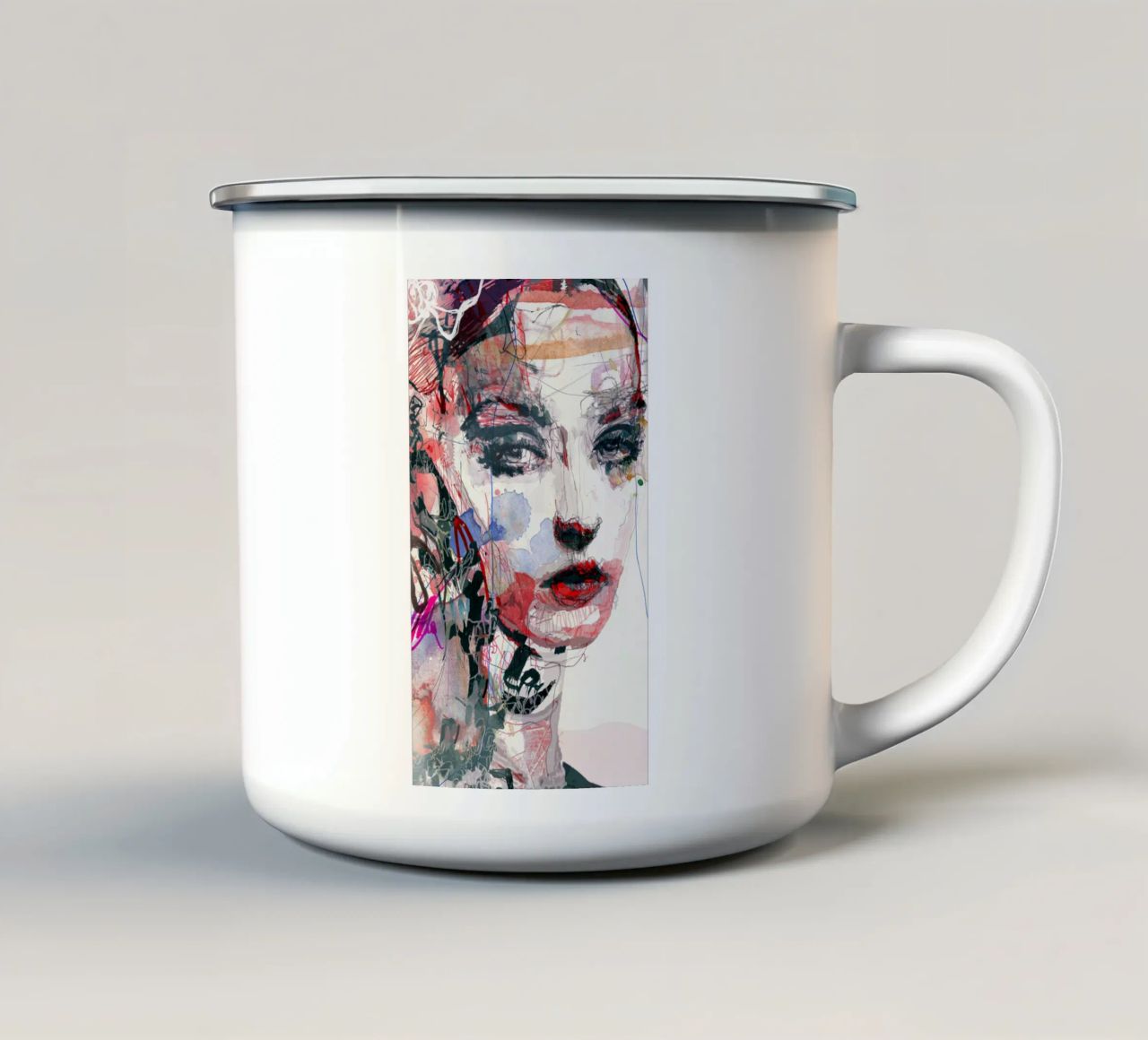 l a v a tazza in smalto da Giulio Iurissevich