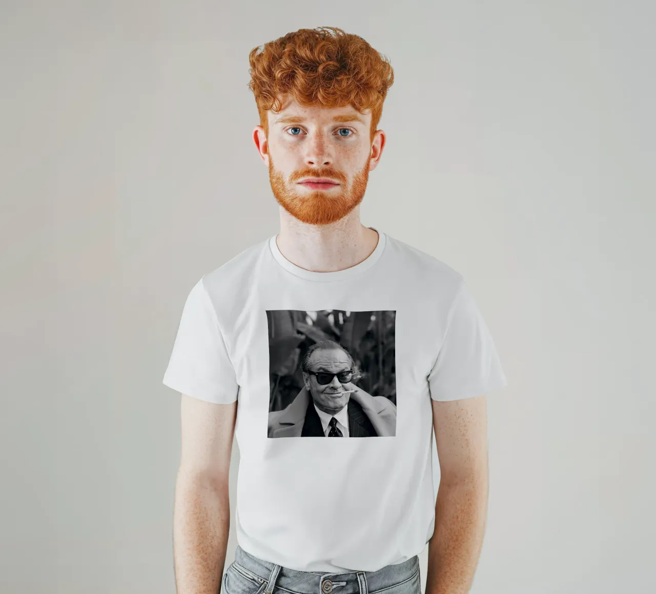 Sorriso con sigaretta t-shirt da glover studio