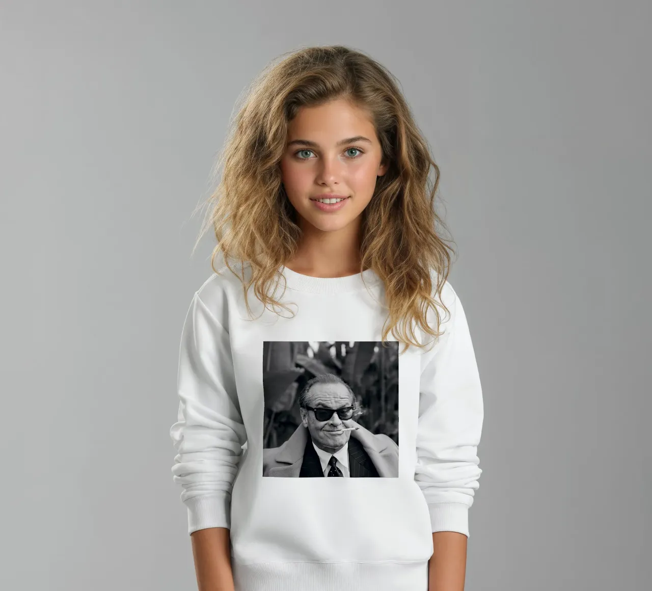 Sorriso con sigaretta felpa bambino da glover studio