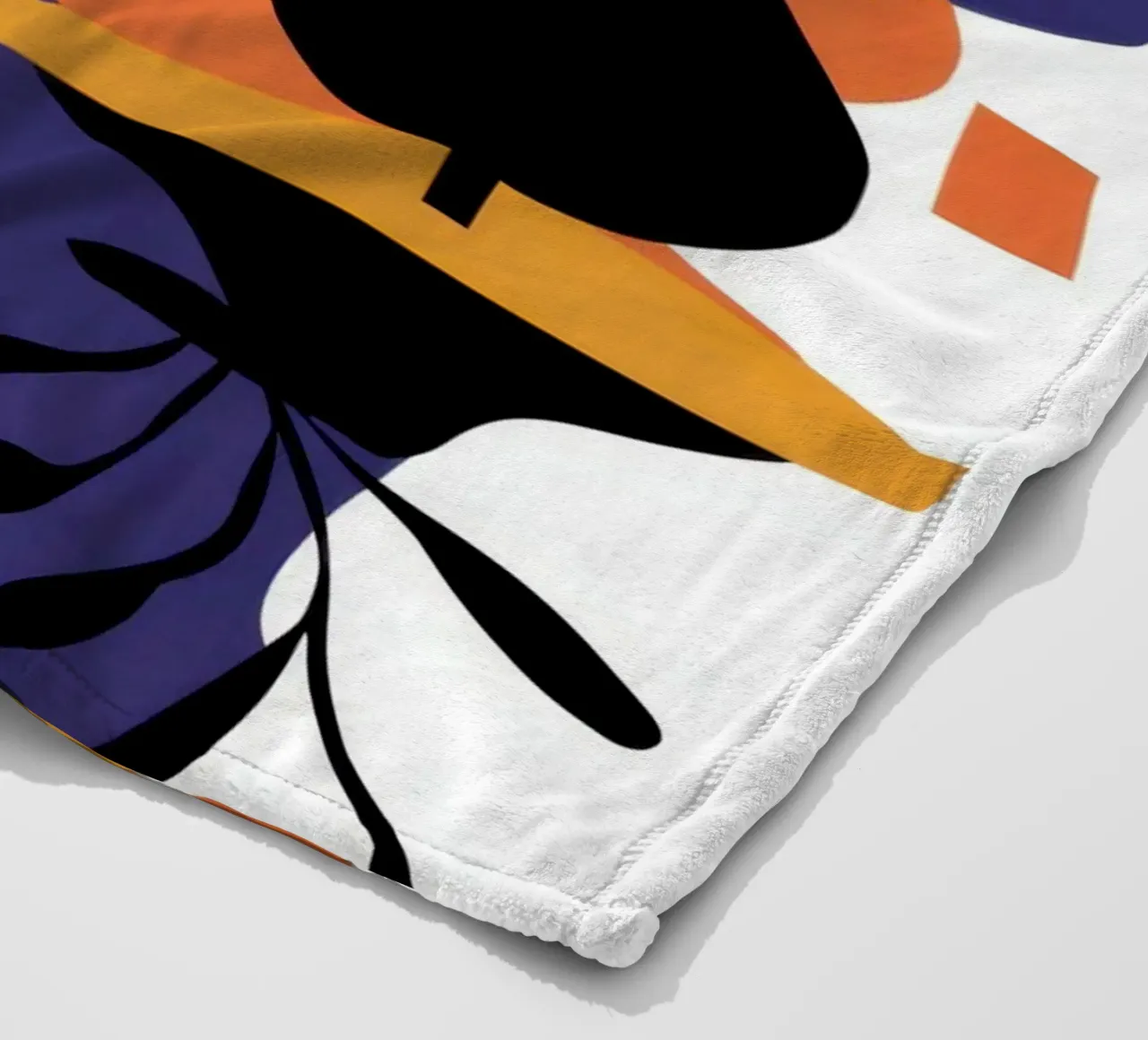 Collage di forme decostruite coperta in pile da Flock Reverie