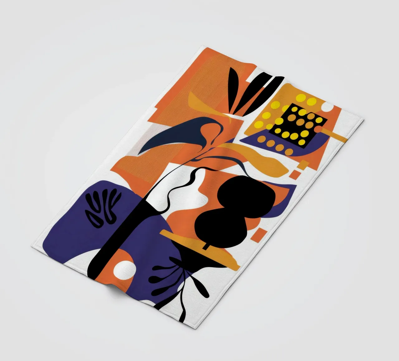 Collage di forme decostruite coperta in pile da Flock Reverie