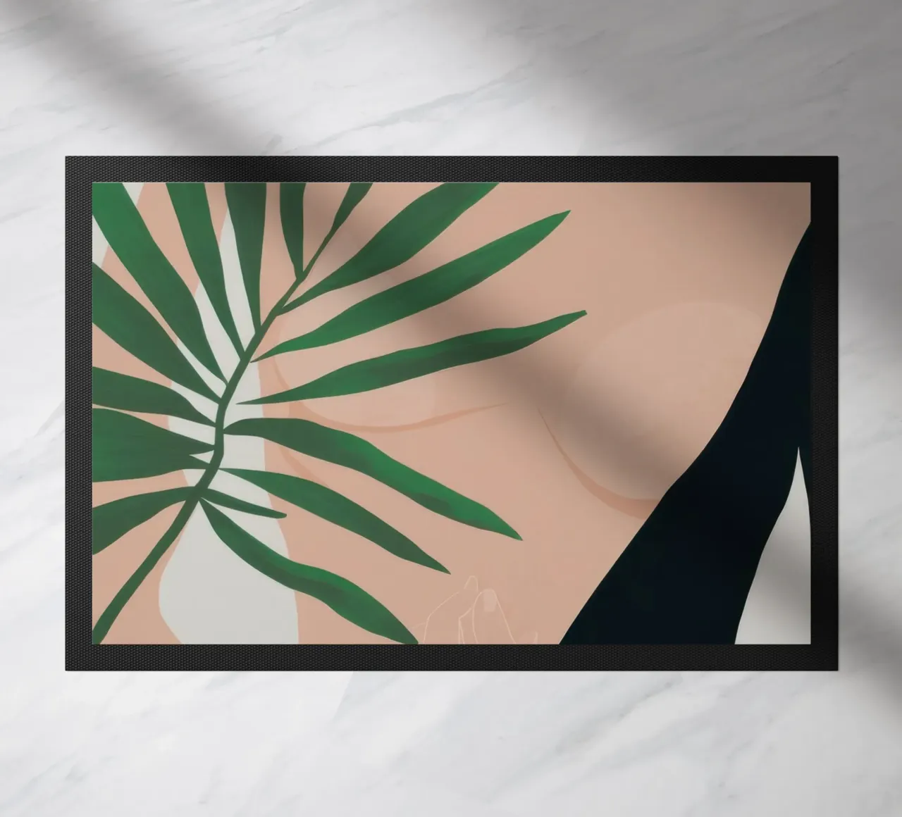 Corpo con foglia di palma zerbino da Selene Shade