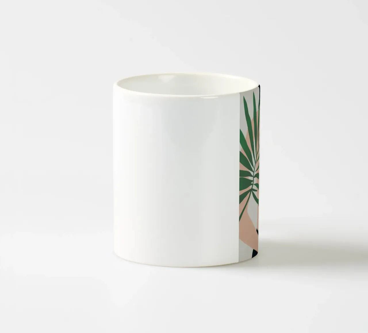 Corpo con foglia di palma tazza in ceramica da Selene Shade