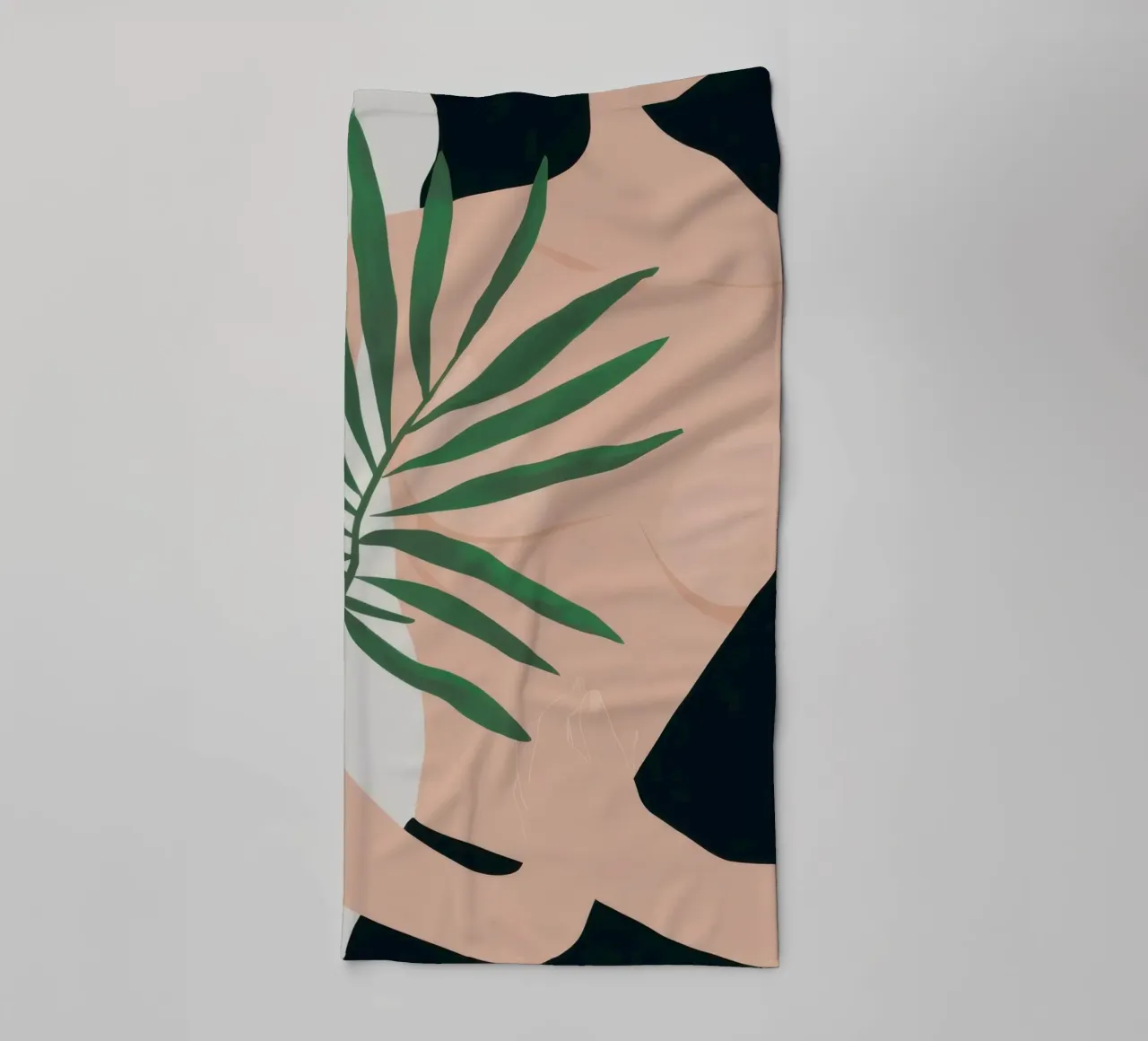 Body with Palm Leaf towel by Selene Shade