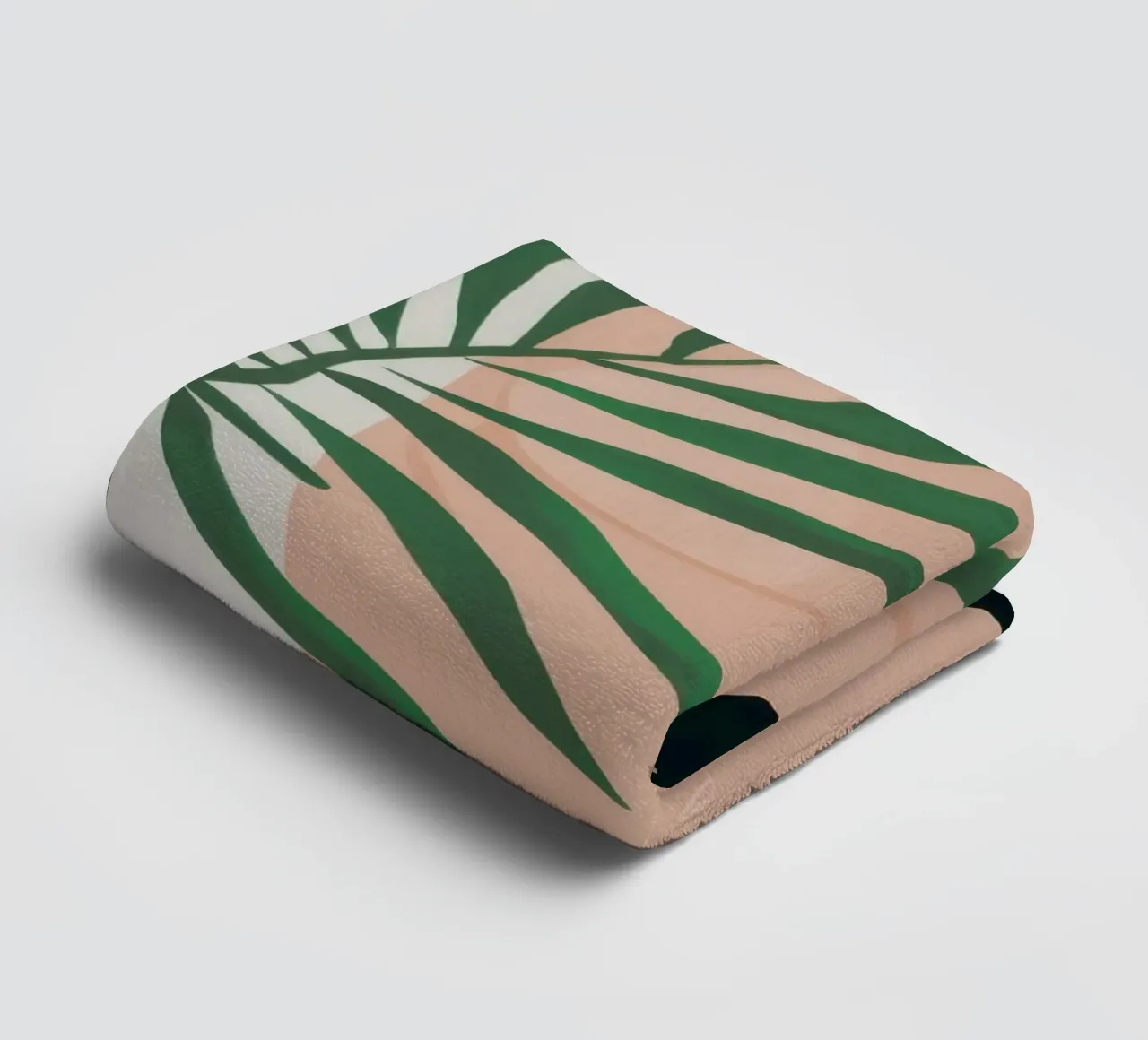 Body with Palm Leaf towel by Selene Shade