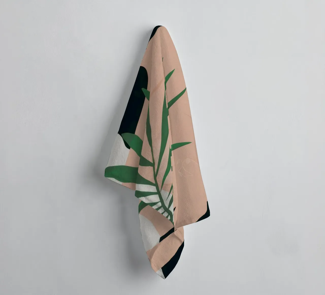 Body with Palm Leaf towel by Selene Shade