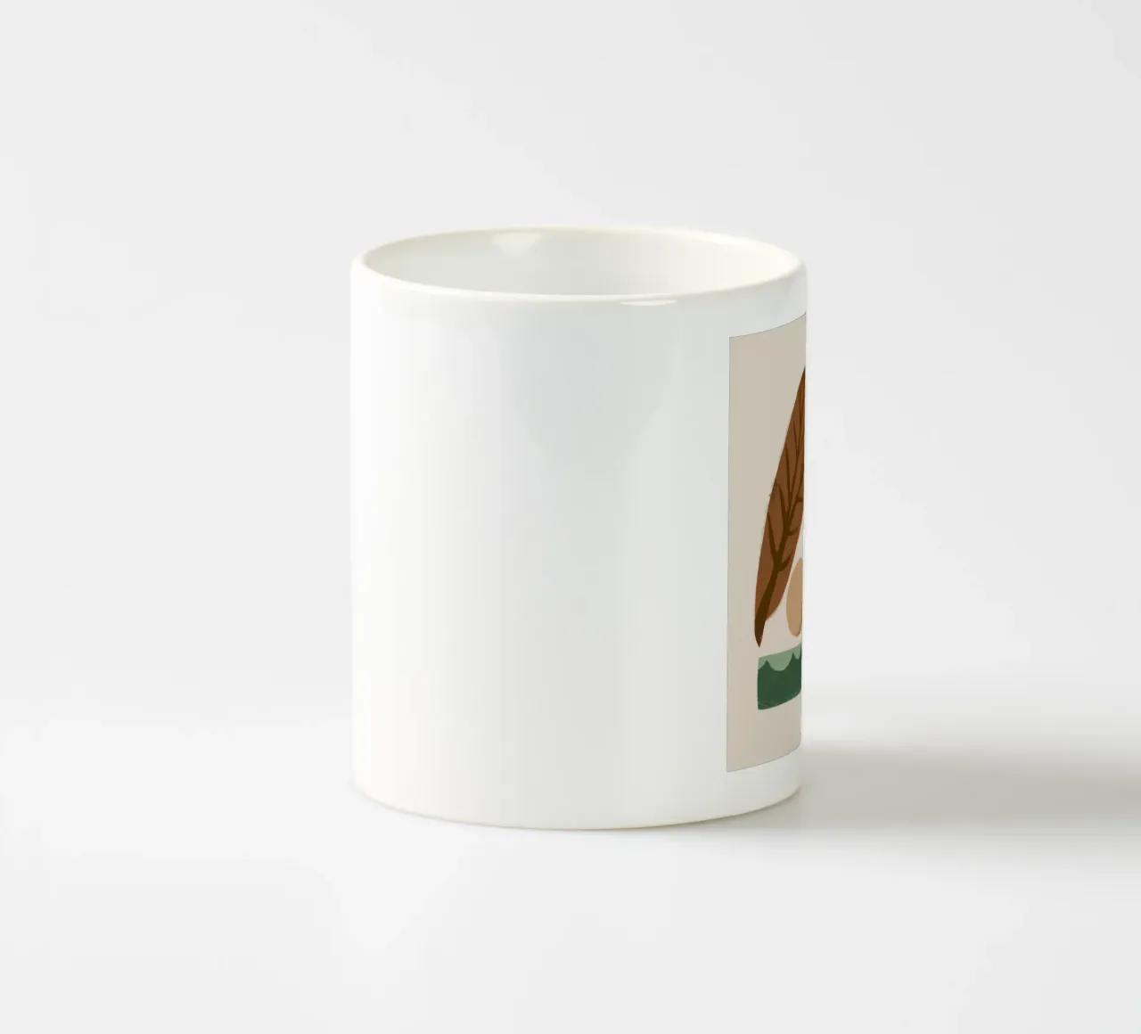 Forme astratte d'autunno tazza in ceramica da Mark Solaria