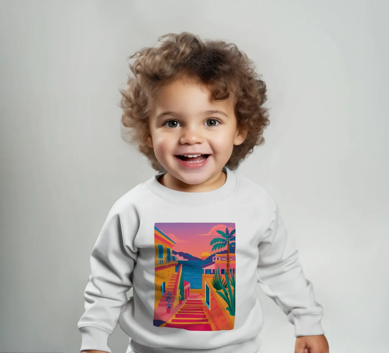 Scala per il paradiso felpa neonato da Trace Brush