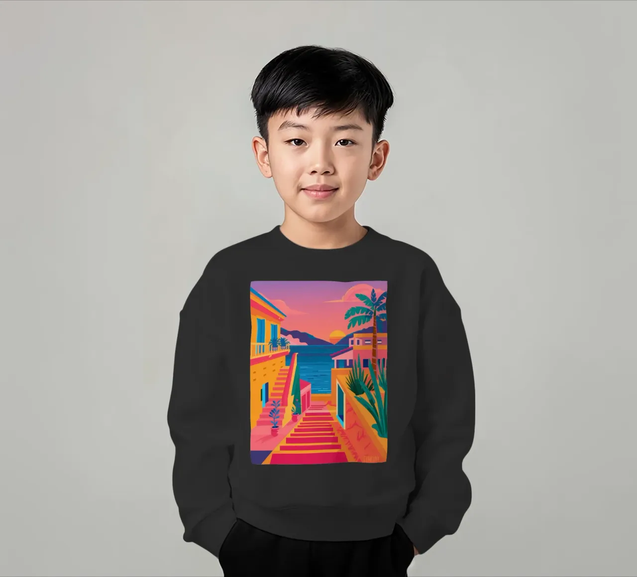 Scala per il paradiso felpa bambino da Trace Brush