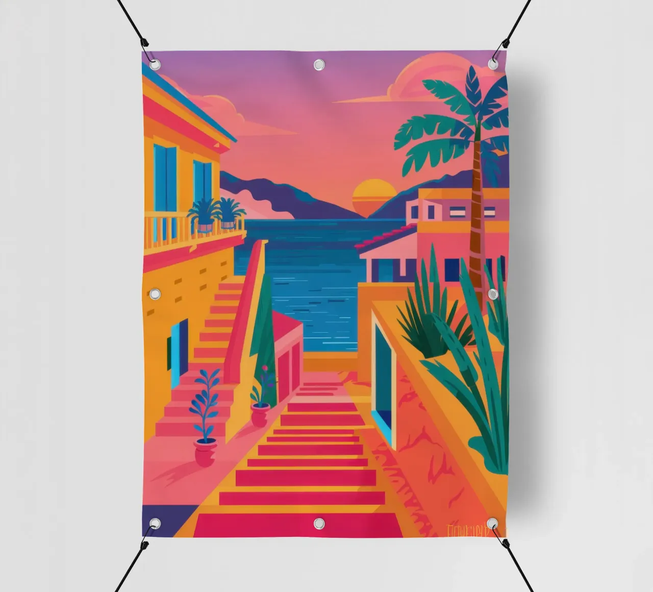 Scala per il paradiso telo in pvc da Trace Brush