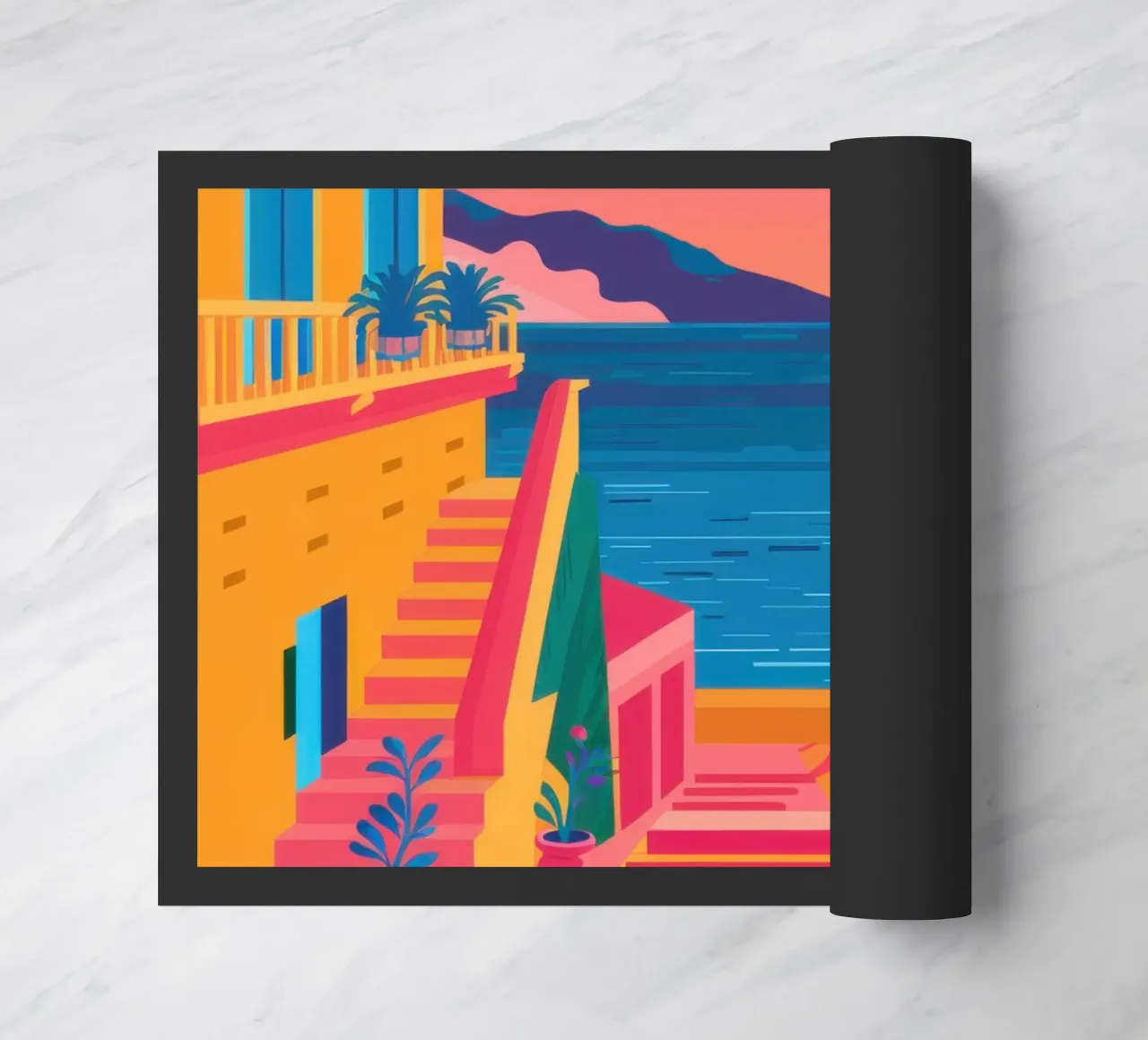 Scala per il paradiso zerbino da Trace Brush