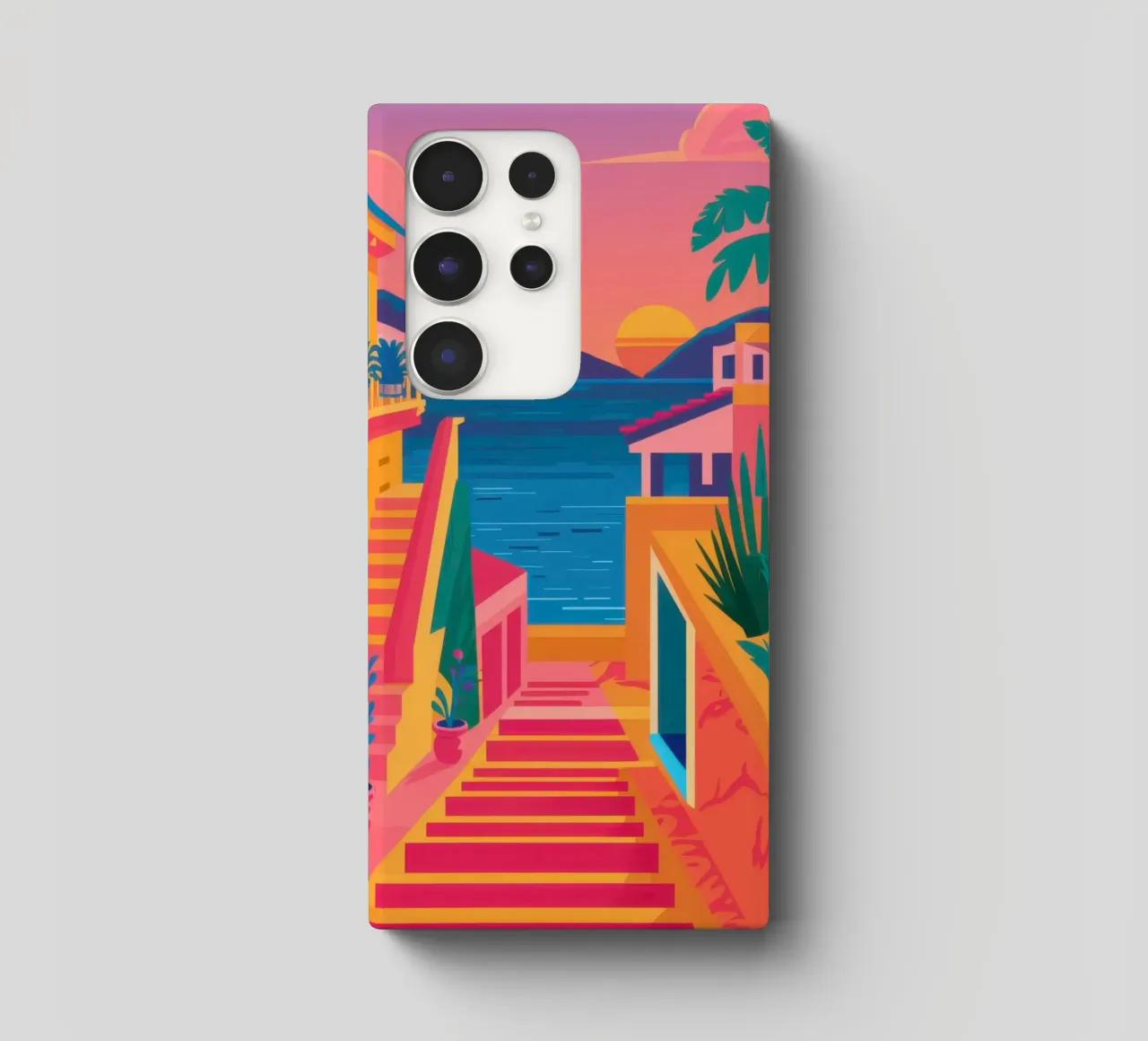 Scala per il paradiso cover samsung da Trace Brush