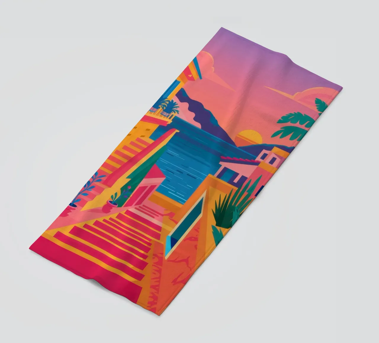 Scala per il paradiso telo mare da Trace Brush