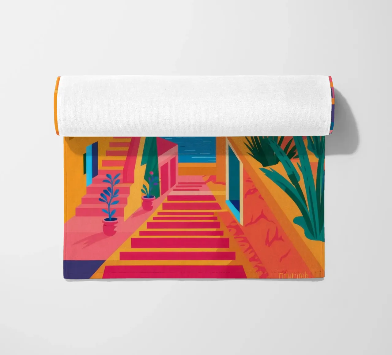 Scala per il paradiso telo mare da Trace Brush