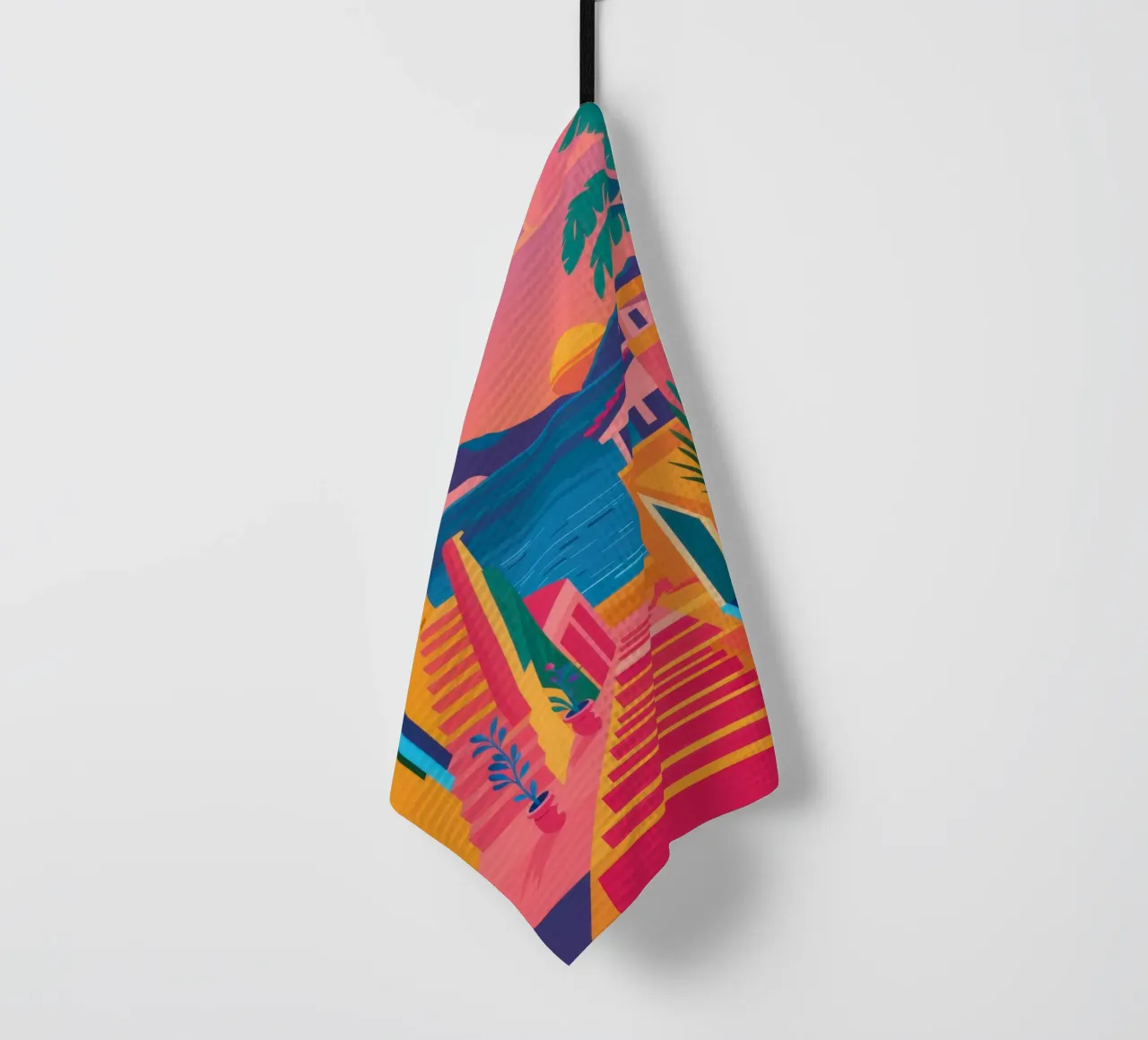 Scala per il paradiso canovaccio da cucina da Trace Brush