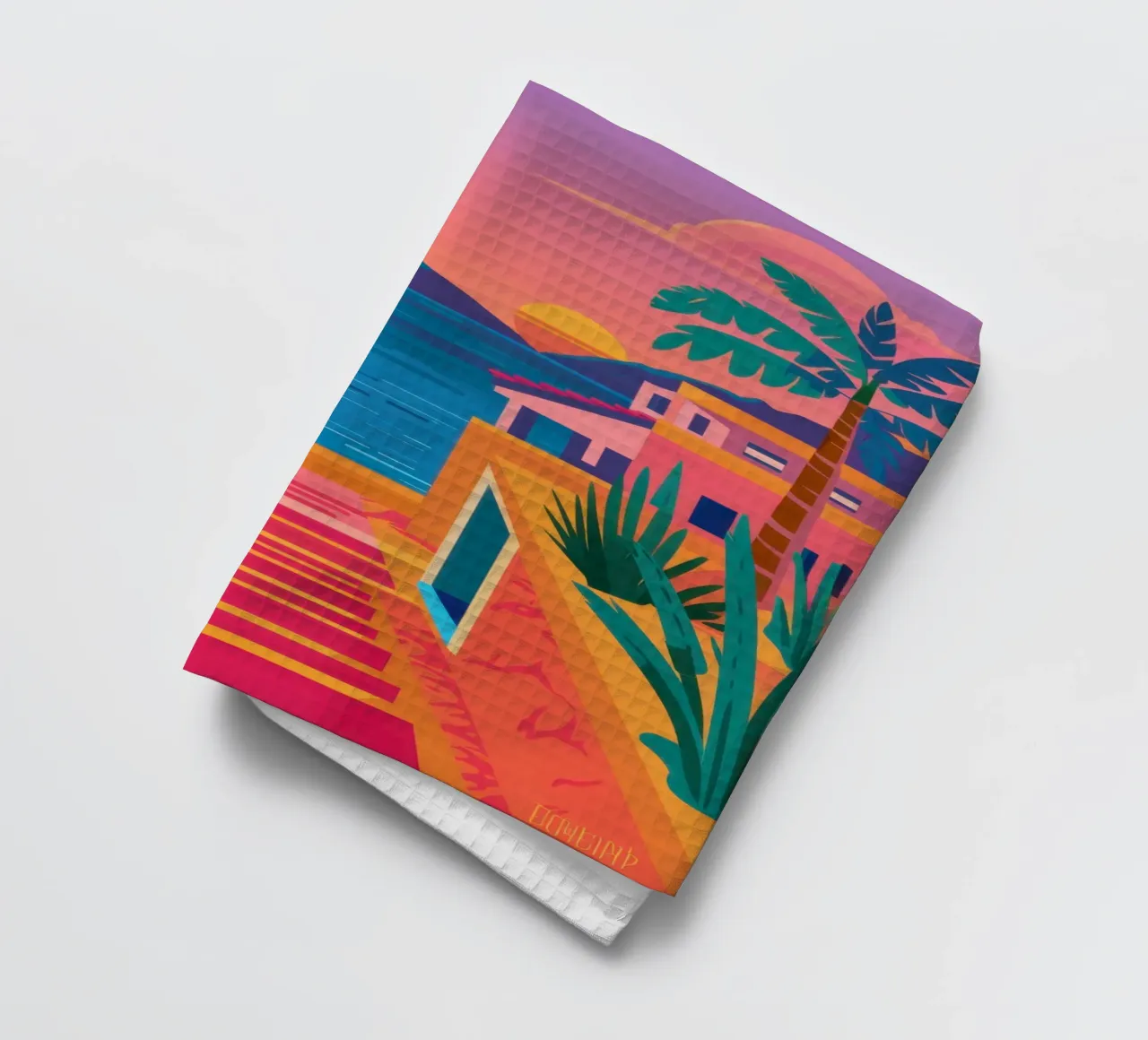 Scala per il paradiso canovaccio da cucina da Trace Brush