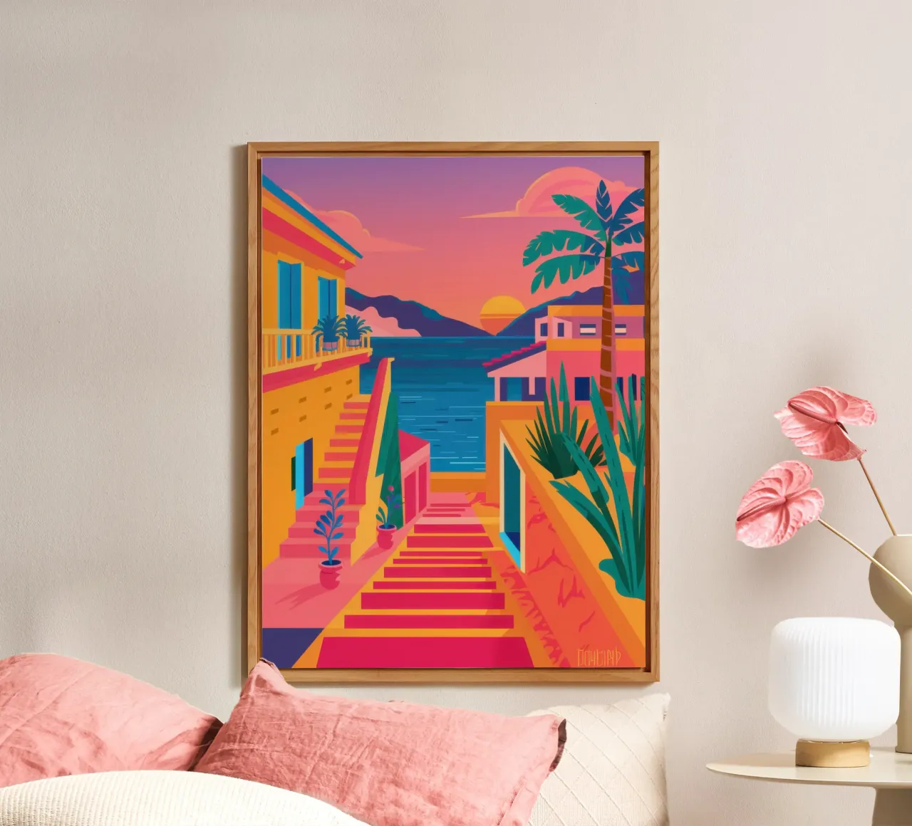 Scala per il paradiso alluminio dibond da Trace Brush