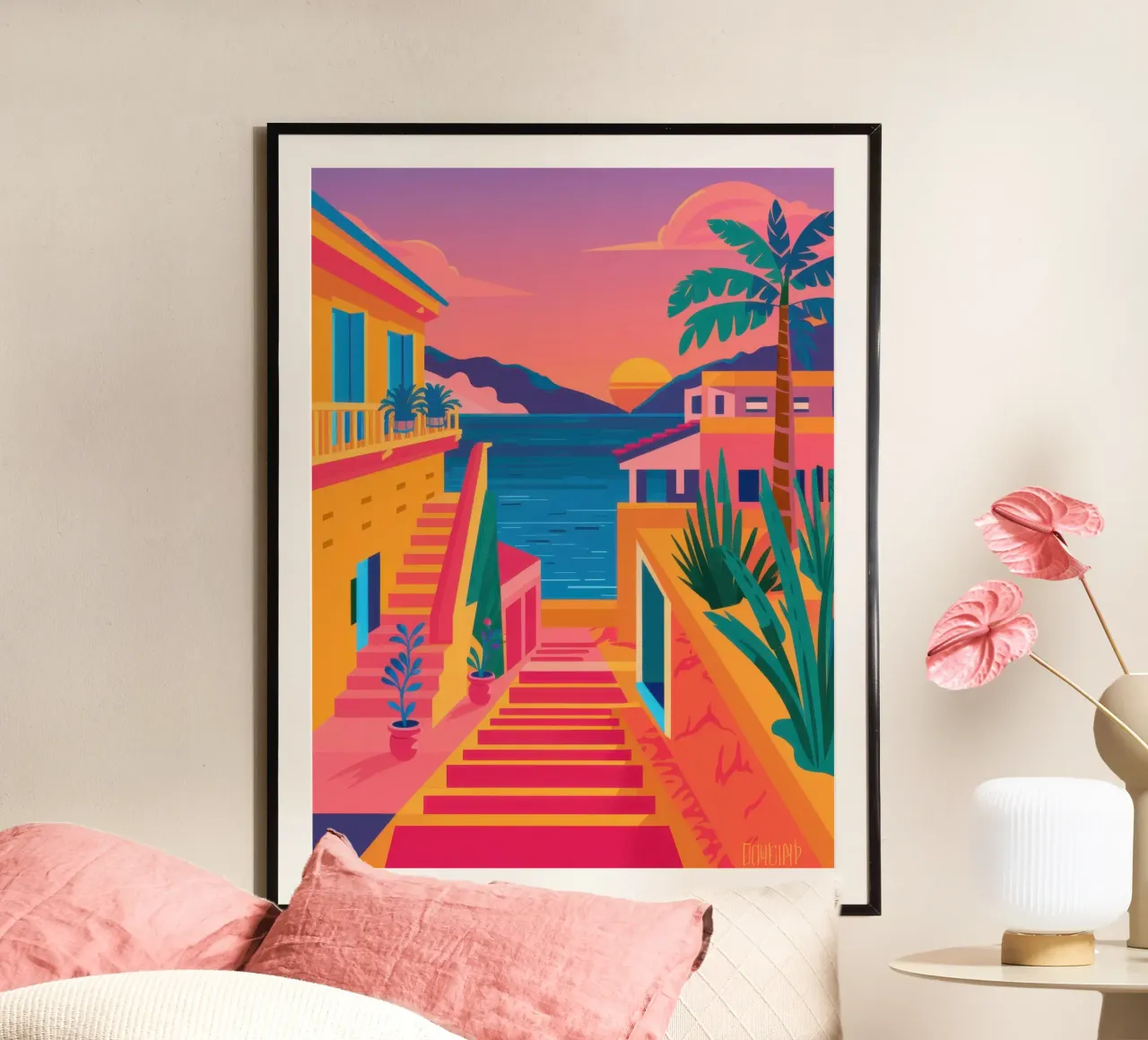 Scala per il paradiso carta hahnemühle da Trace Brush