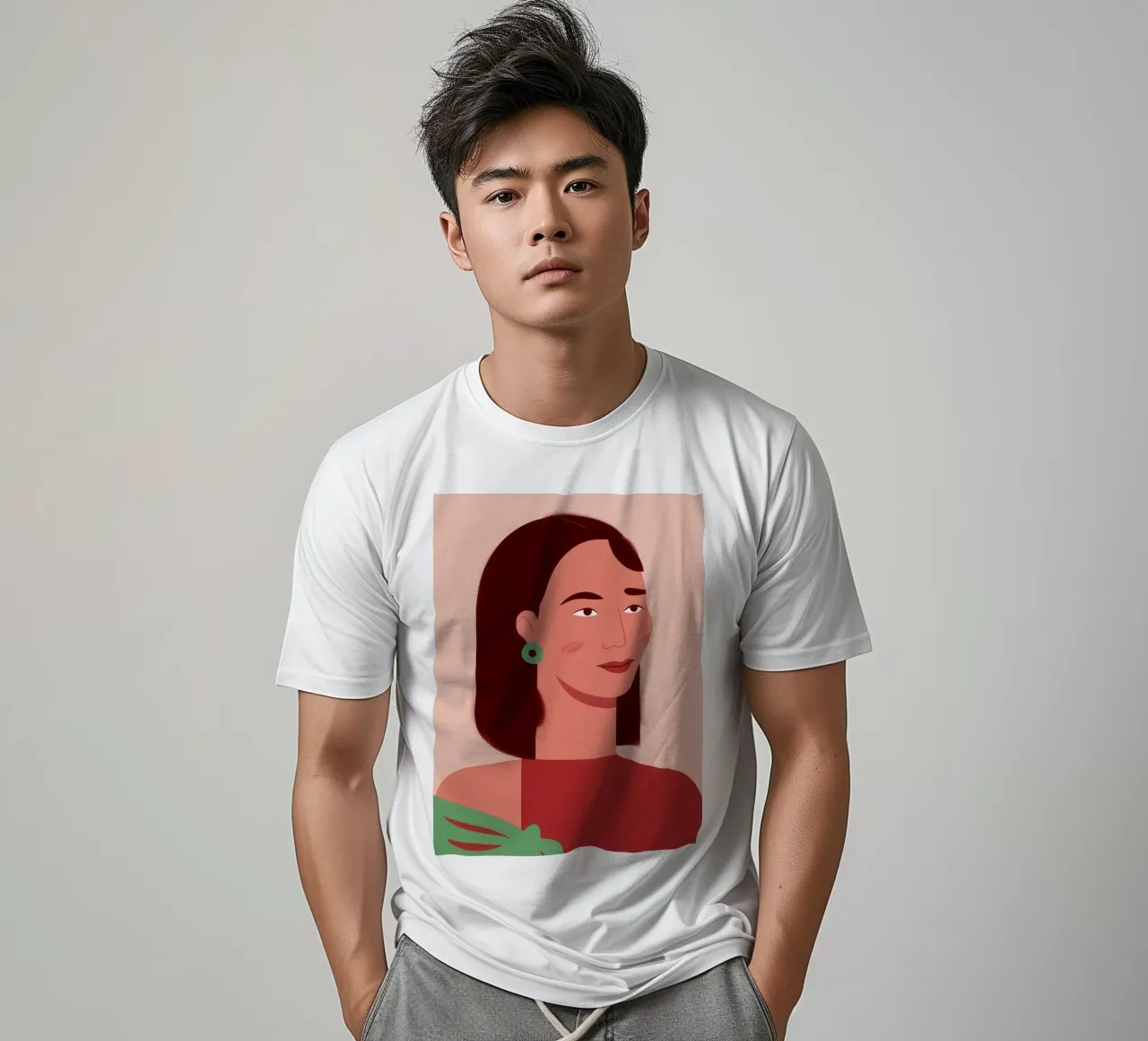Profilo della donna semplice t-shirt da Selene Shade