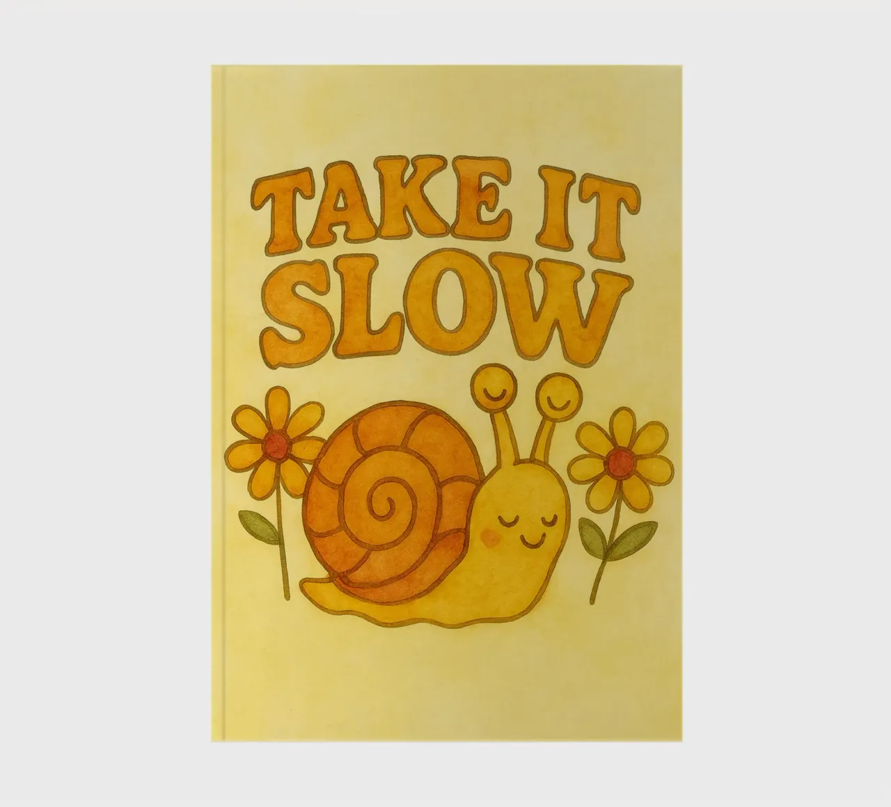 take it slow art drawing notebook by pasadenan