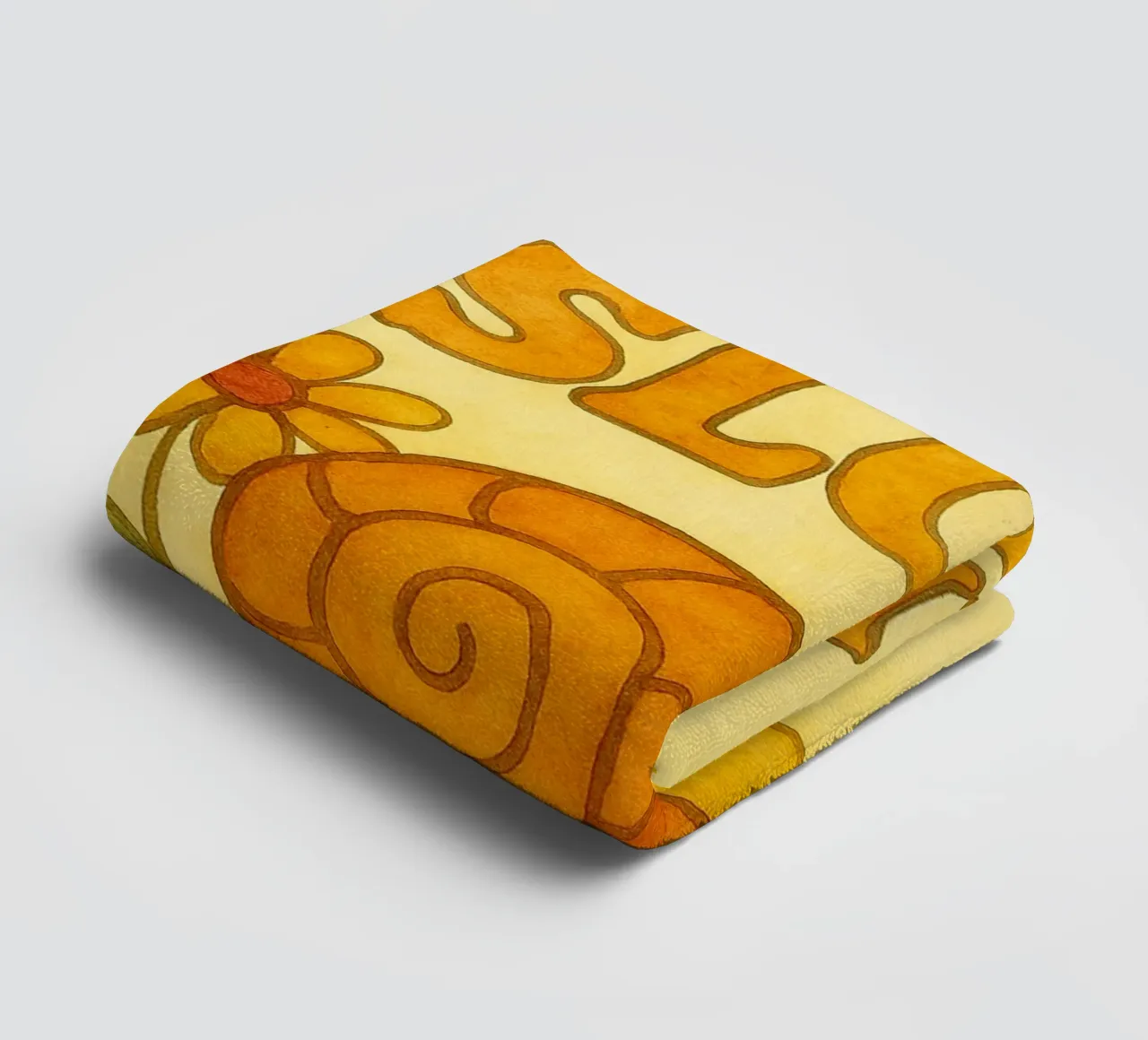 take it slow art drawing towel by pasadenan