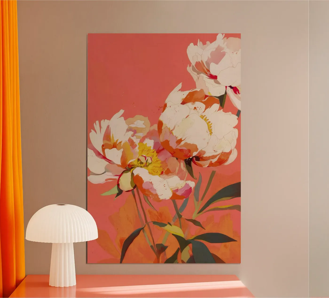 Wild Peony poster da treechild