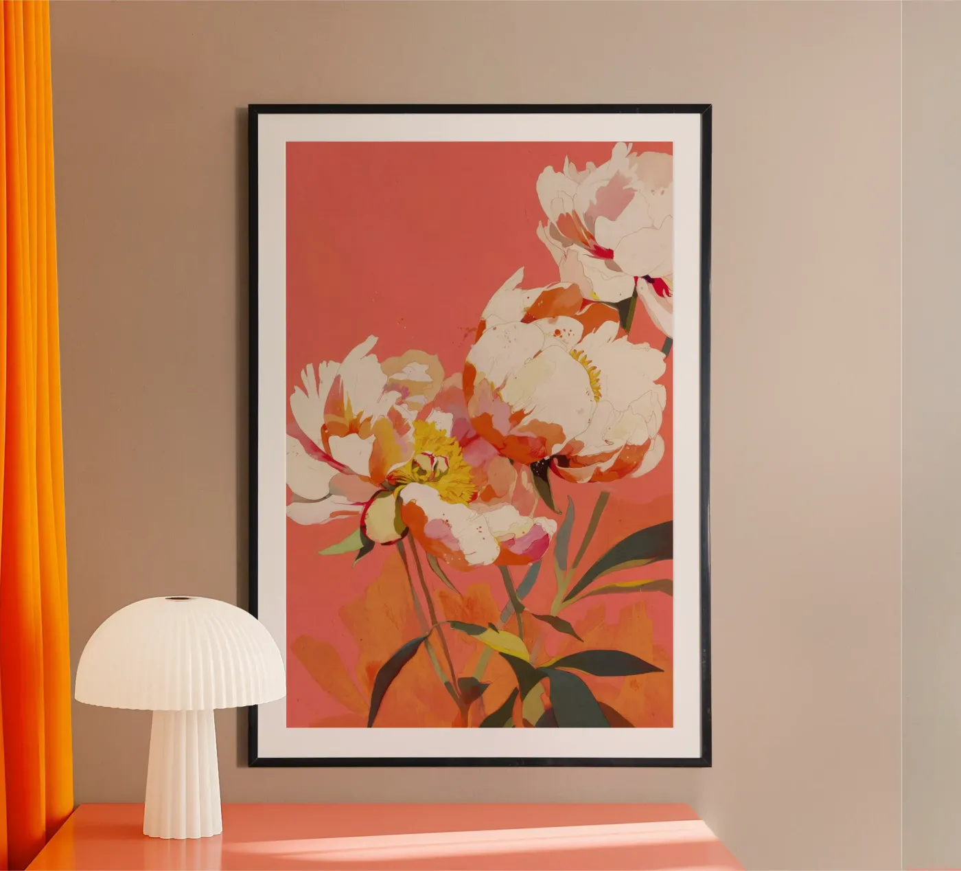 Wild Peony poster da treechild
