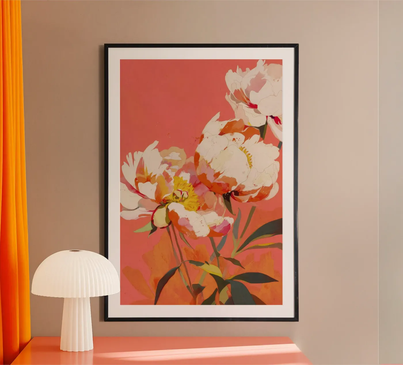 Wild Peony poster da treechild