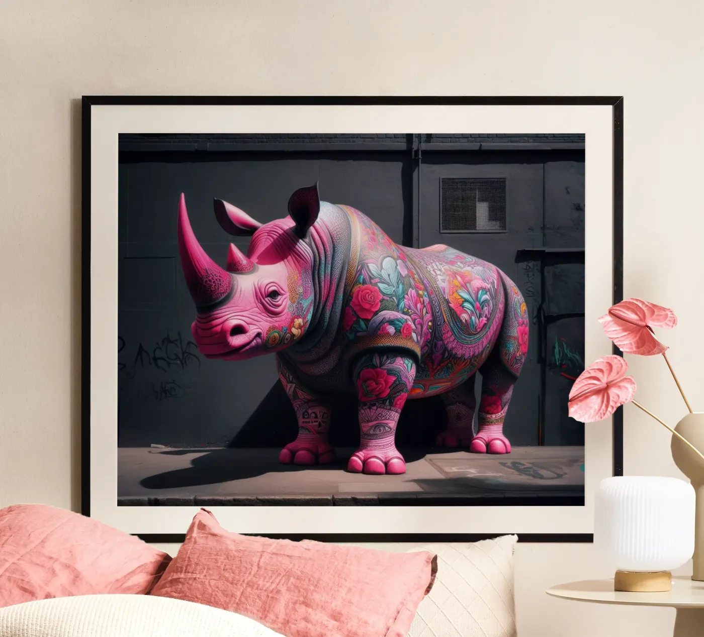 Nice Ink Poster von Art Unleashed