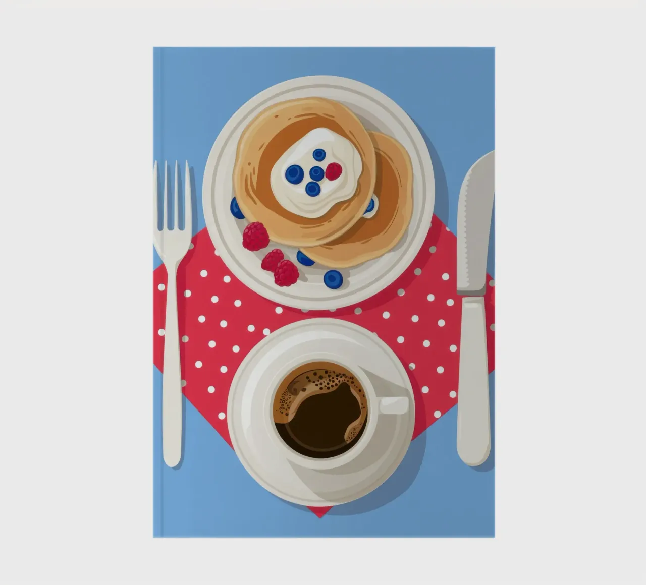 Pancake e caffè diario da Mark Solaria