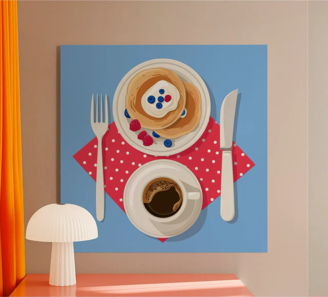 Pancake e caffè plexiglass da Mark Solaria