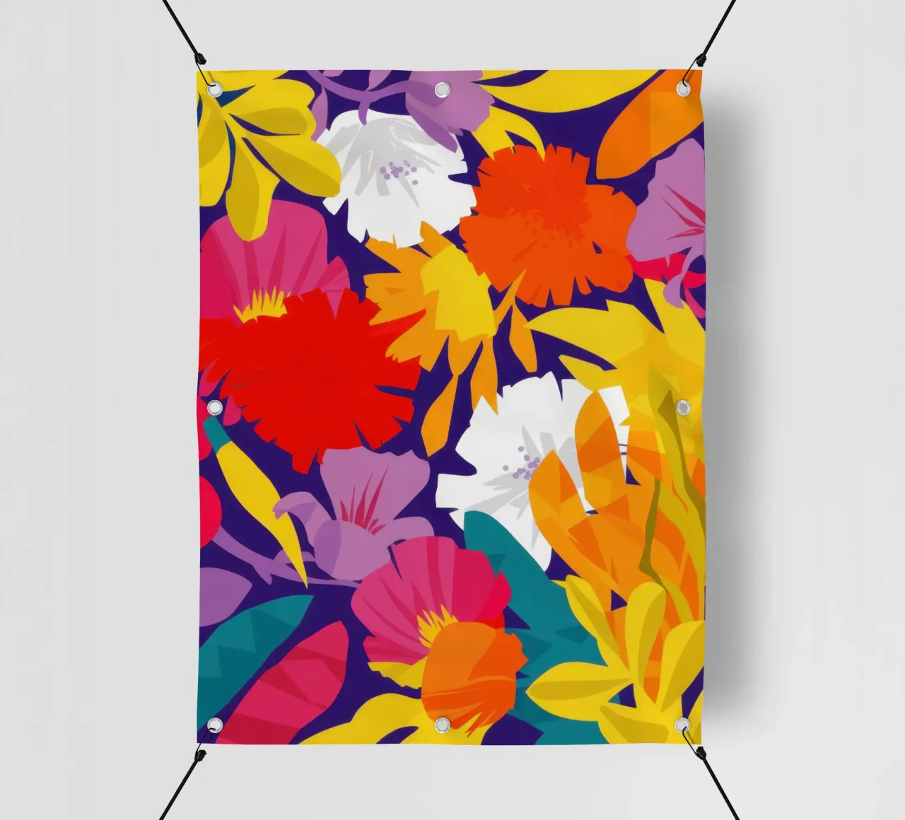 Collage di agrumi selvatici telo in pvc da Obs Canvas