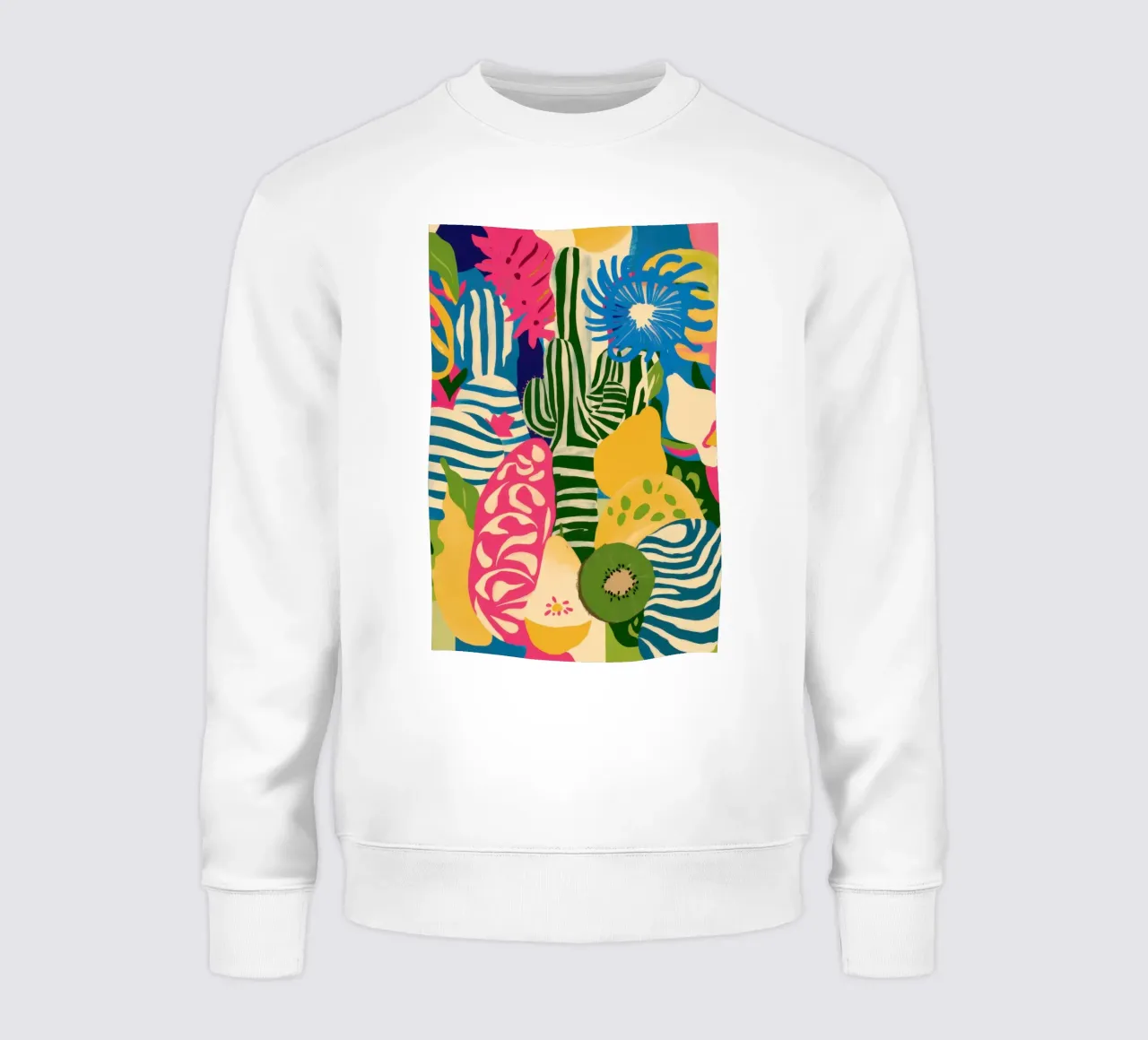 Kiwi Jungle Pattern Sweatshirt von Thistle Bloom