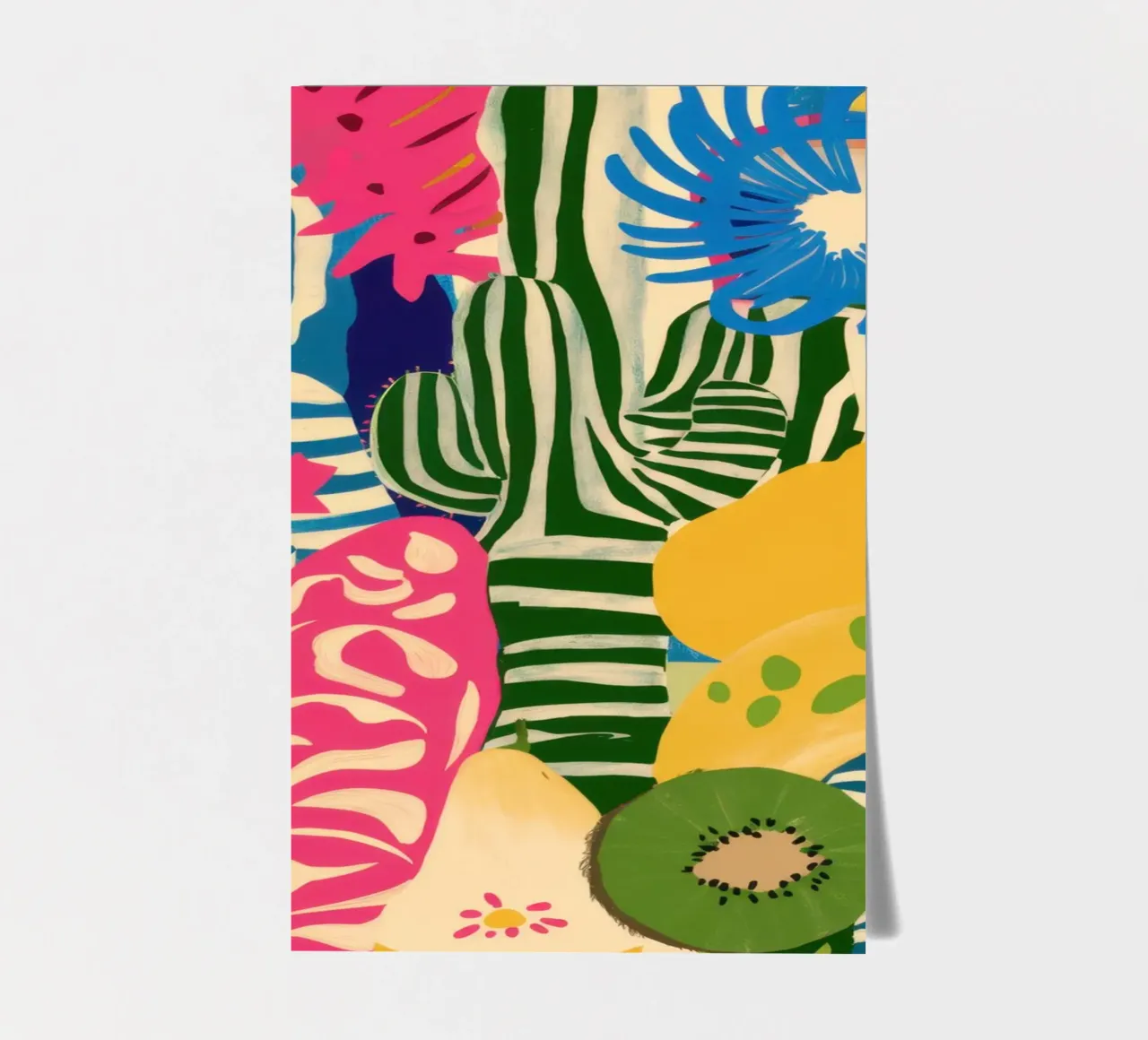 Kiwi Jungle Pattern Stickerbogen von Thistle Bloom
