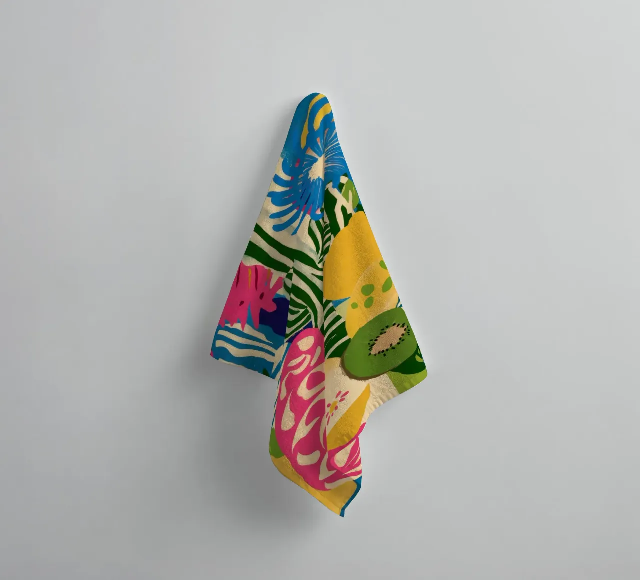 Kiwi Jungle Pattern Handtuch von Thistle Bloom