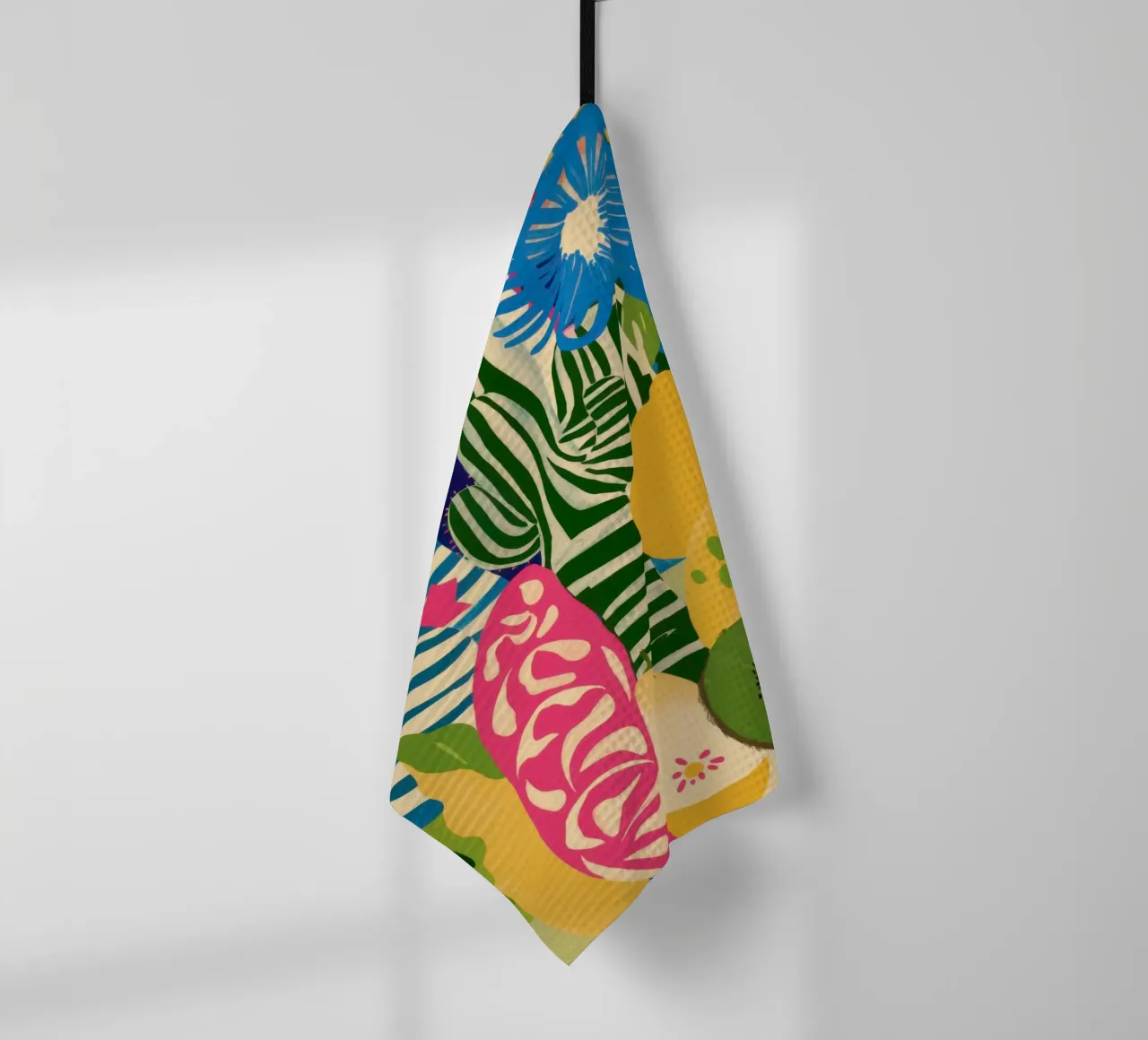 Kiwi Jungle Pattern Geschirrtuch von Thistle Bloom