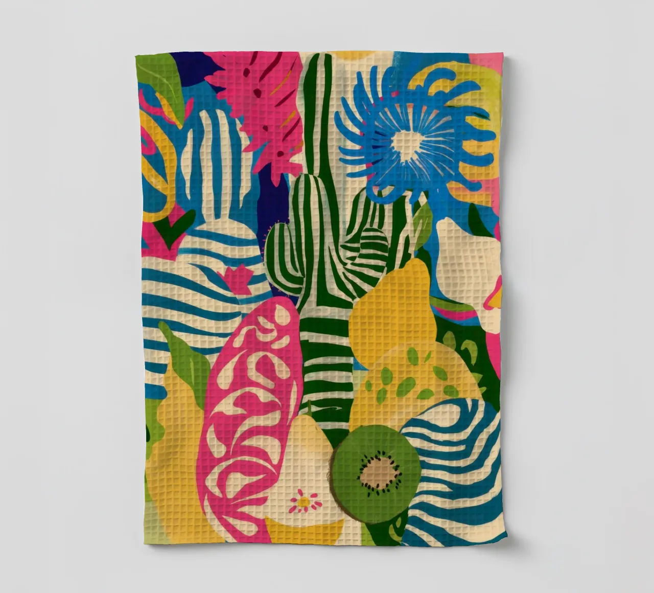 Kiwi Jungle Pattern Geschirrtuch von Thistle Bloom